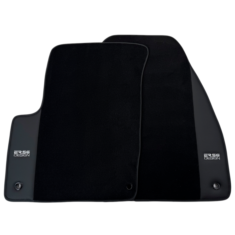 ER56 Design Black Floor Mats for Dodge Journey (2008-2011) with Leather