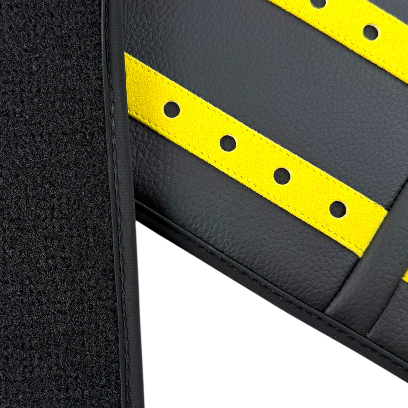 Premium Gray Leather Floor Mats for Ferrari SF90 Stradale (2019-2024)