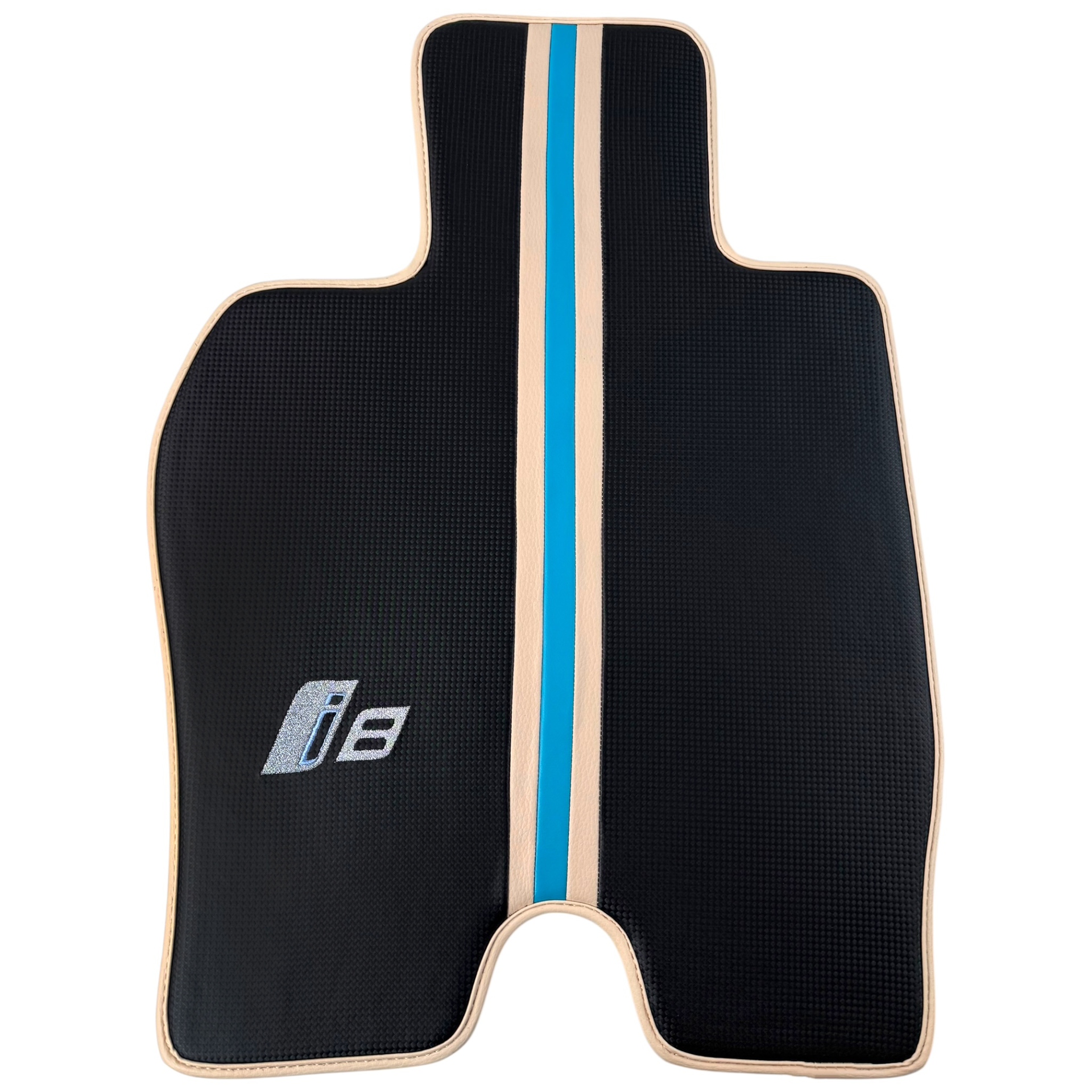 Customizable Leather Floor Mats with Raptor Hex Pattern for BMW i8 Series l12 I15 - AutoWin