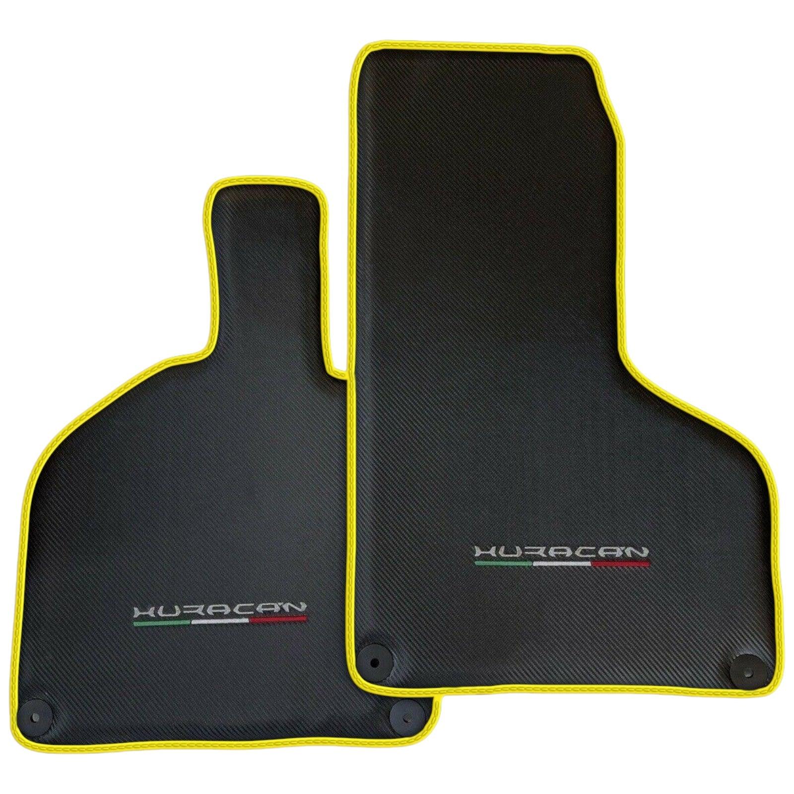 Carbon Fiber Floor Mats for Lamborghini Huracan | Various Trim Colors