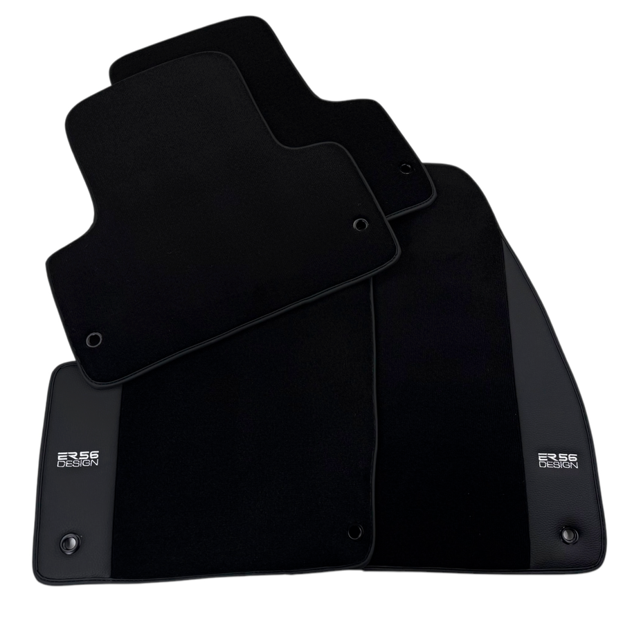 ER56 Design Black Floor Mats for Dodge Journey (2008-2011) with Leather