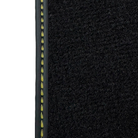 Black Floor Mats for Ferrari Portofino (2018-2023) with Leather