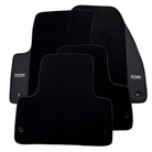 ER56 Design Black Floor Mats for Chevrolet Lumina Sedan (1990-1994) with Leather