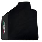 Black Floor Mats Lamborghini Diablo 1990-2001 Carbon Fiber Leather