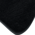 Black Floor Mats for Jaguar F-Type (2014-2020) with Leather - AutoWin