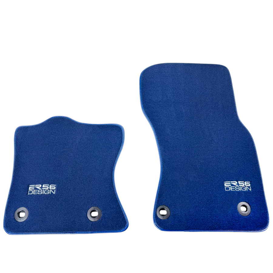 Dark Blue Floor Mats for Jaguar XE (2015-2019)| ER56 Design
