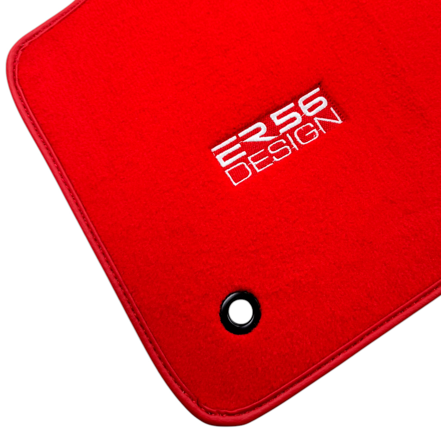 Red Floor Mats for Chevrolet Aveo T300 (2012-2020) by ER56 Design