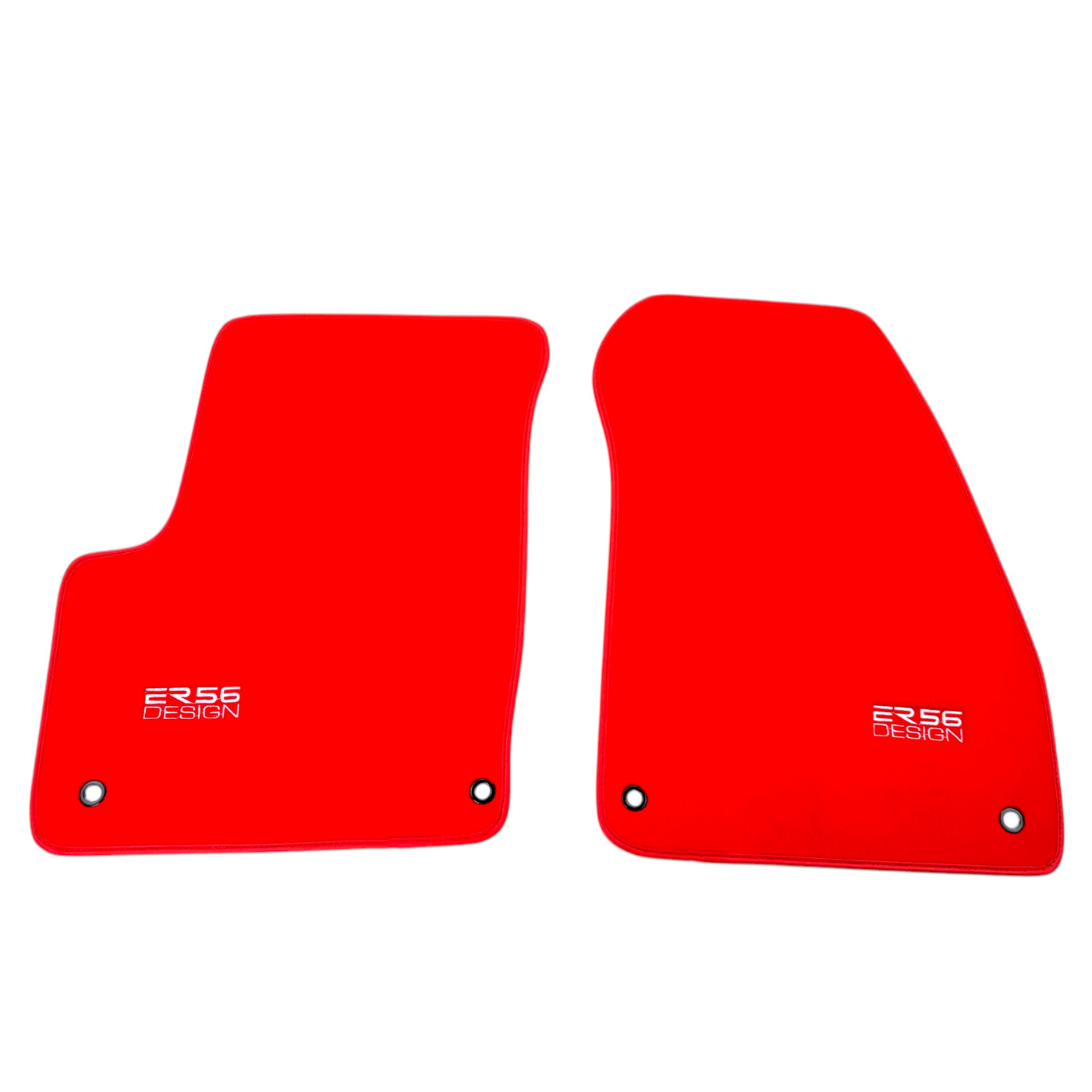 Red Floor Mats for Chevrolet Aveo T300 (2012-2020) by ER56 Design