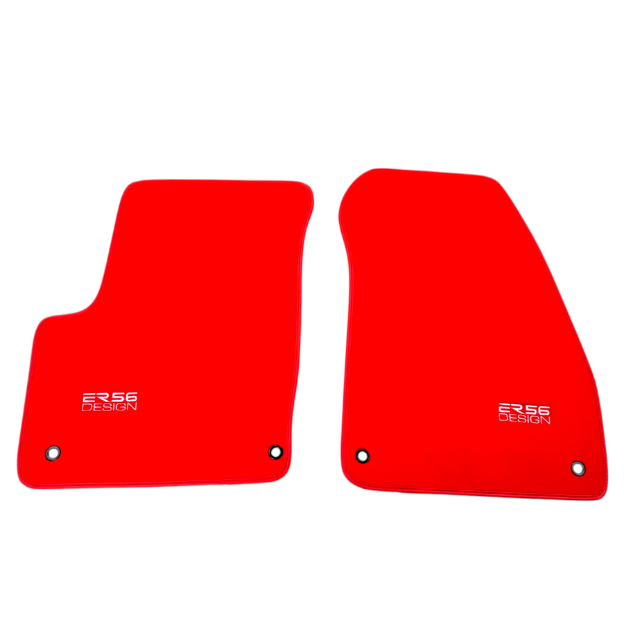 Red Floor Mats for Chevrolet Aveo T300 (2012-2020) by ER56 Design