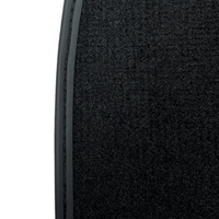 Black Floor Mats for Jaguar F-Type (2014-2020) with Leather - AutoWin