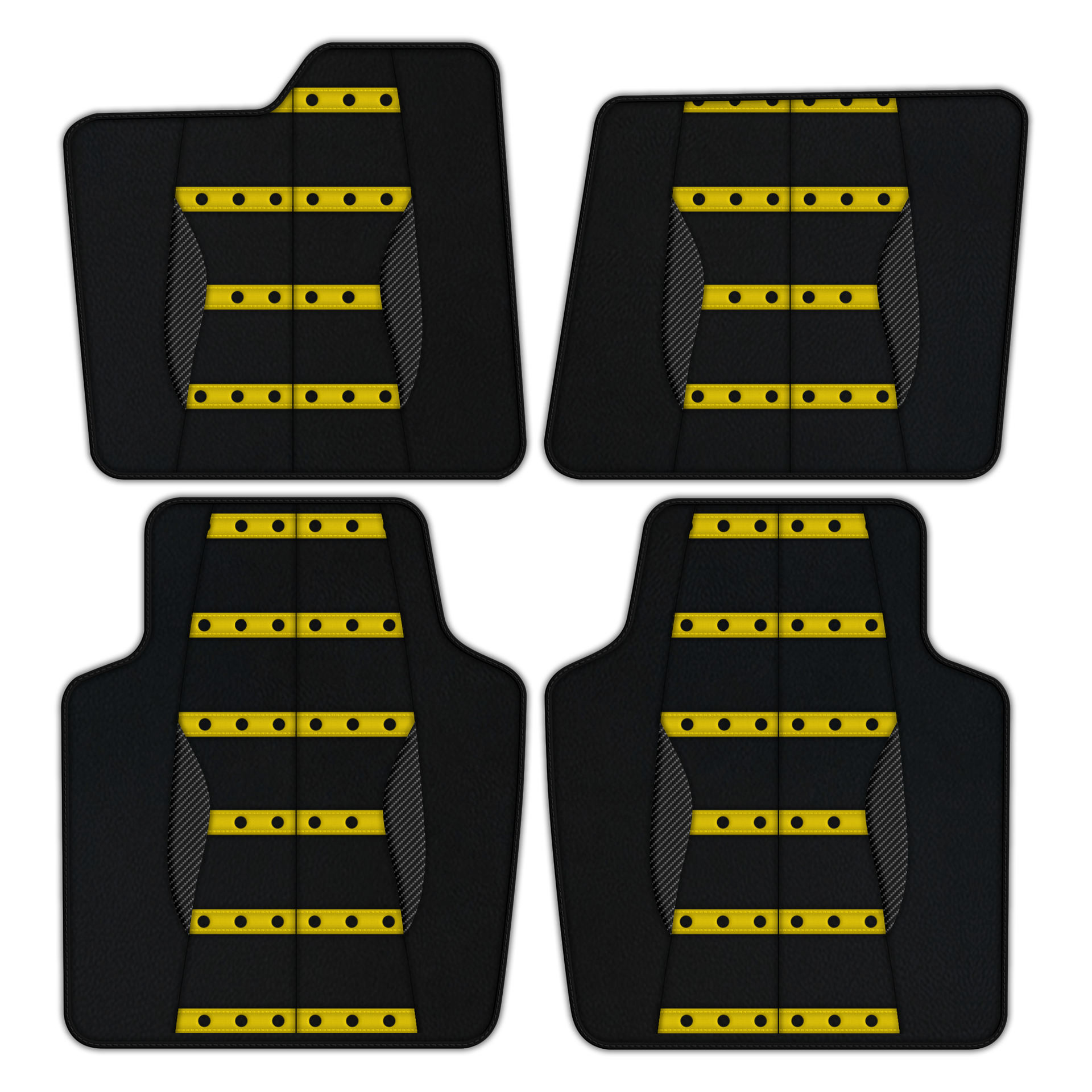 Customizable Leather Floor Mats for Ferrari Purosangue - AW23 Pattern