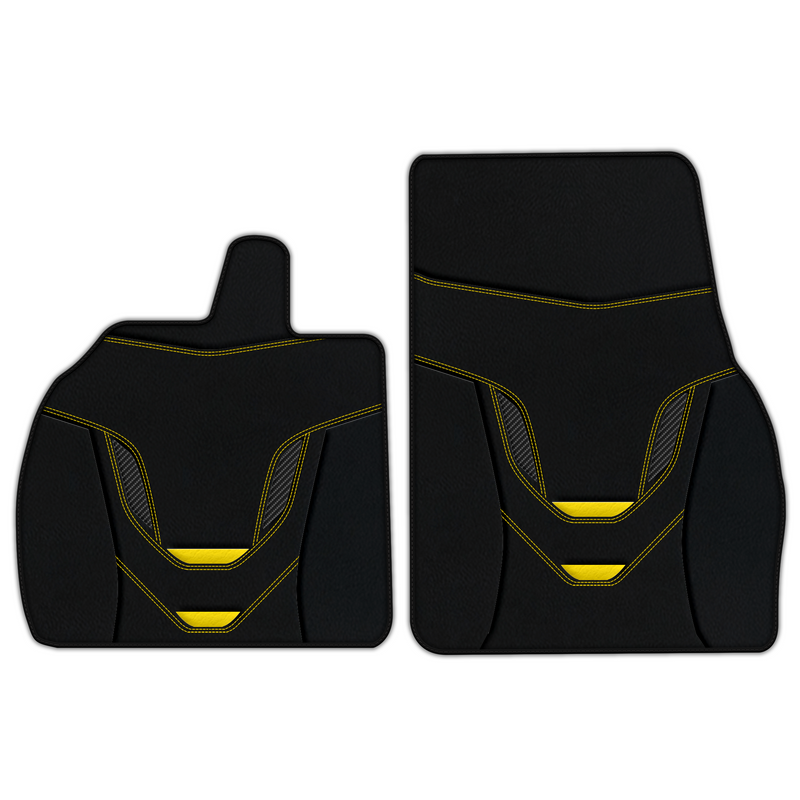 Customizable Leather Floor Mats with AW46 Pattern for Lamborghini Revuelto (2024-2025)