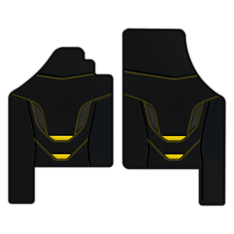 Customizable Leather Floor Mats with AW46 Pattern for Lamborghini Murcielago (2001-2010)