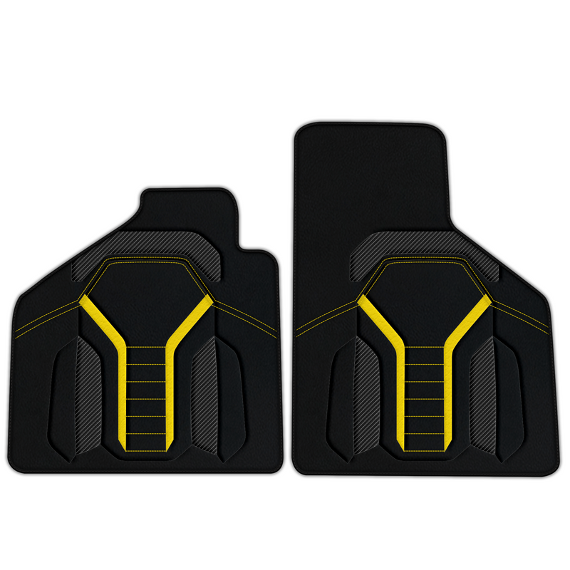 Customizable Leather Floor Mats with AW47 Pattern for Lamborghini Diablo (1990-2001)