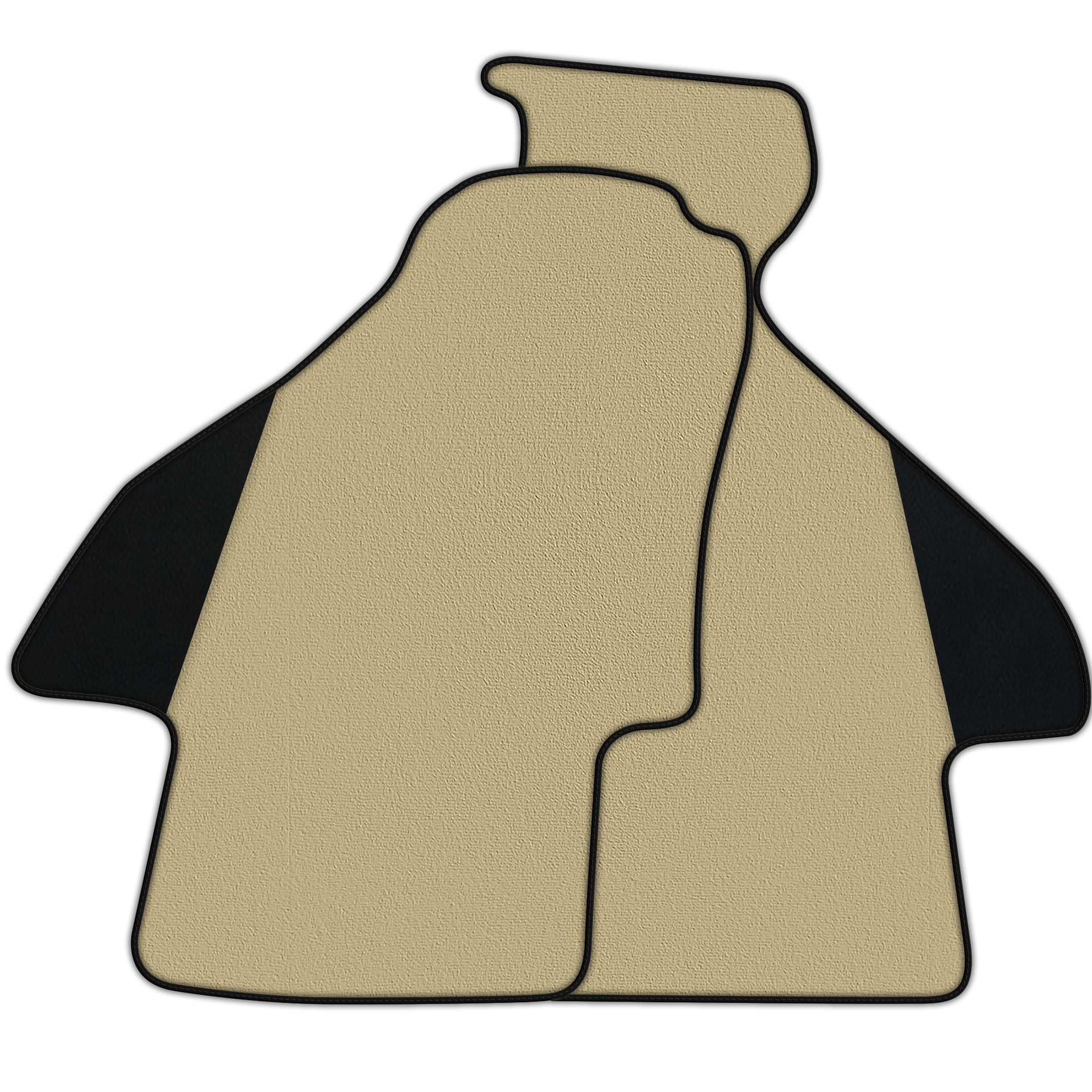 Customizable Floor Mats From Carpet with Leather for Ferrari Mondial Coupe (1983-1993)