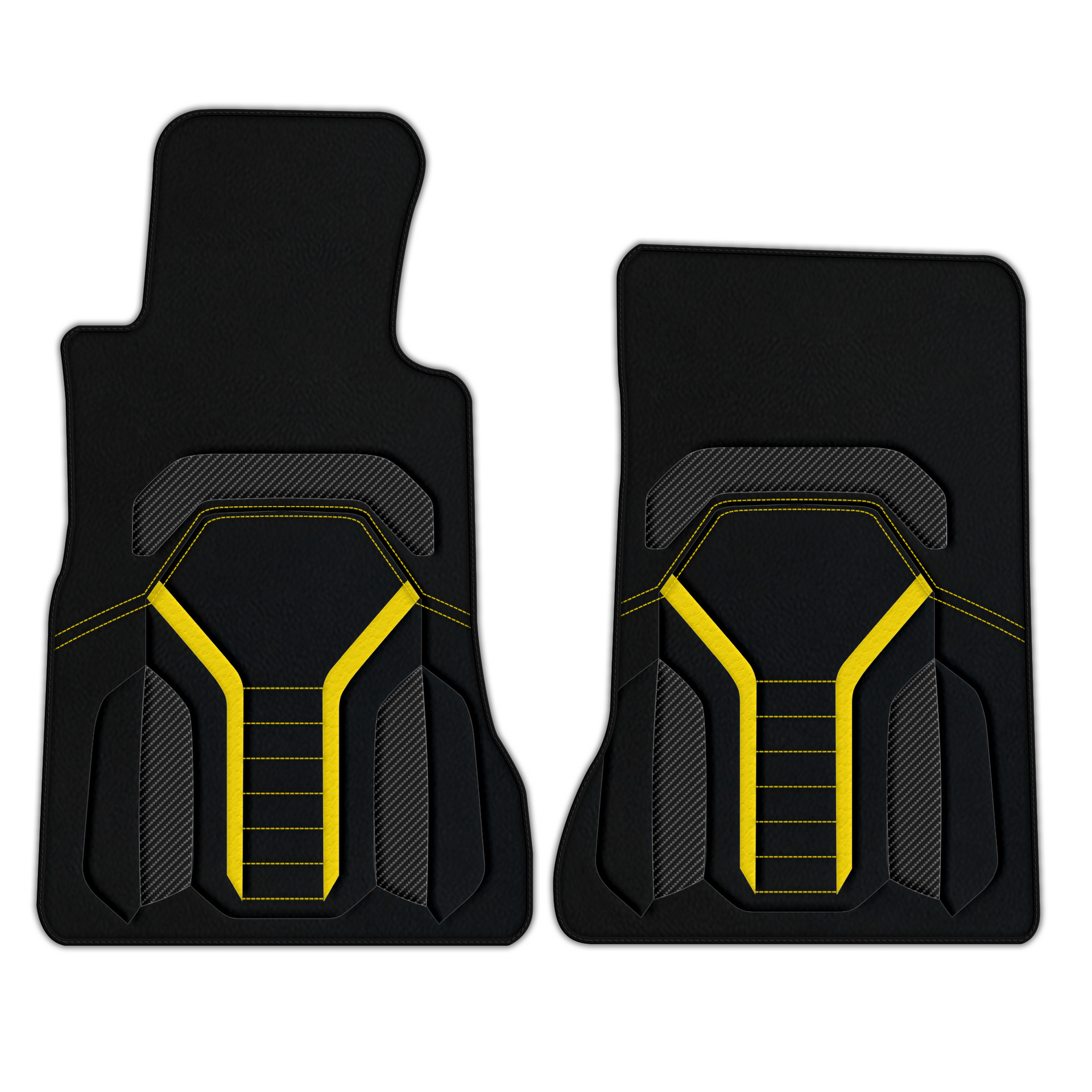 Customizable Leather Floor Mats for Chevrolet Corvette C6 (2005-2013)