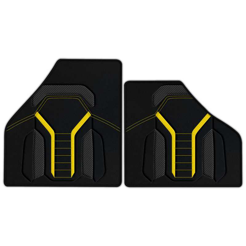 Customizable Leather Floor Mats with AW47 Pattern for Ferrari F50 (1995-1997)