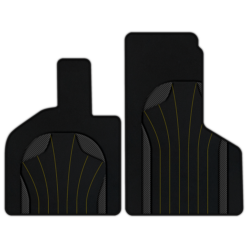 Customizable Leather Floor Mats with AW38 Pattern for Lamborghini Huracan Sterrato (2023-2024)