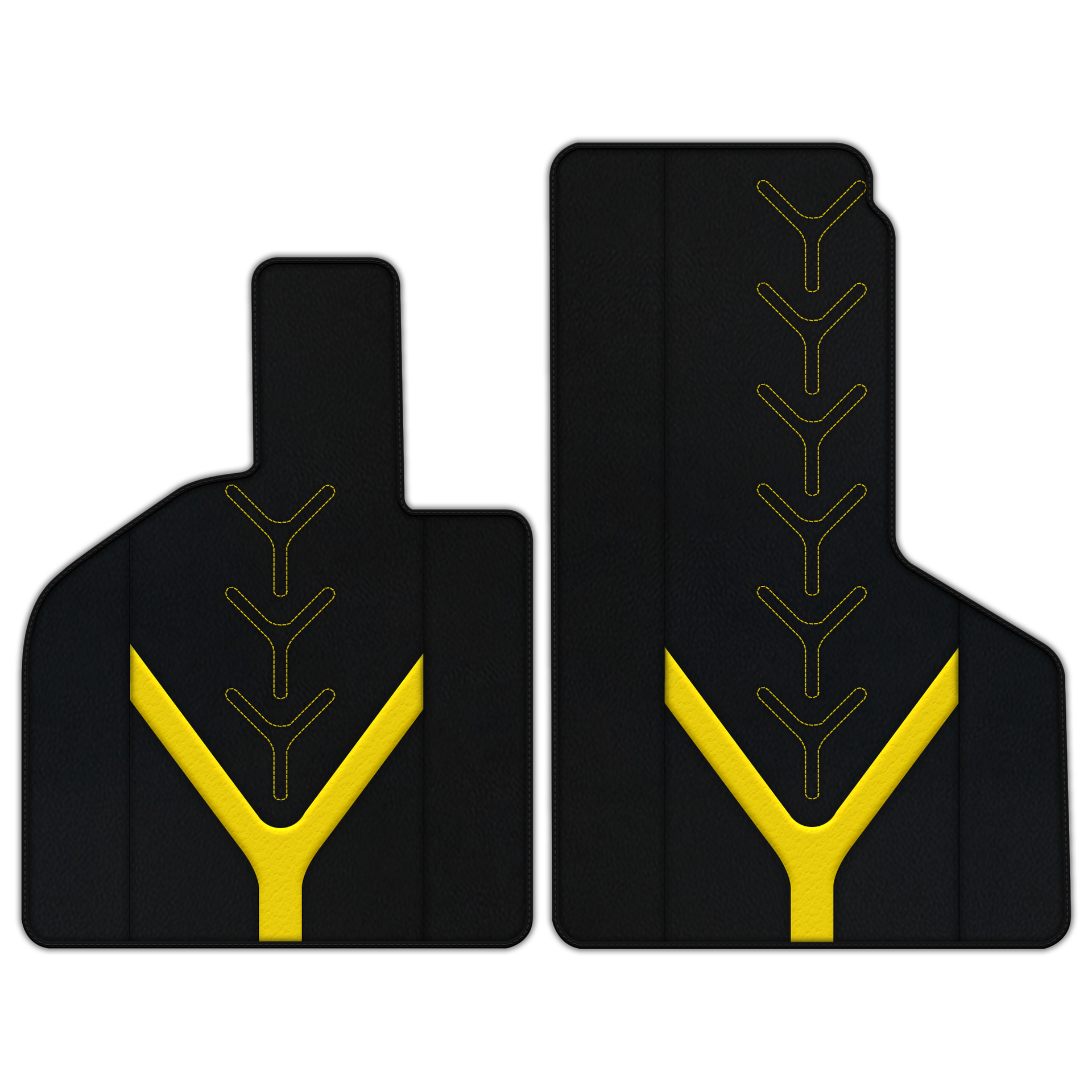 Customizable Leather Floor Mats for Lamborghini Huracan STO 2021-2024