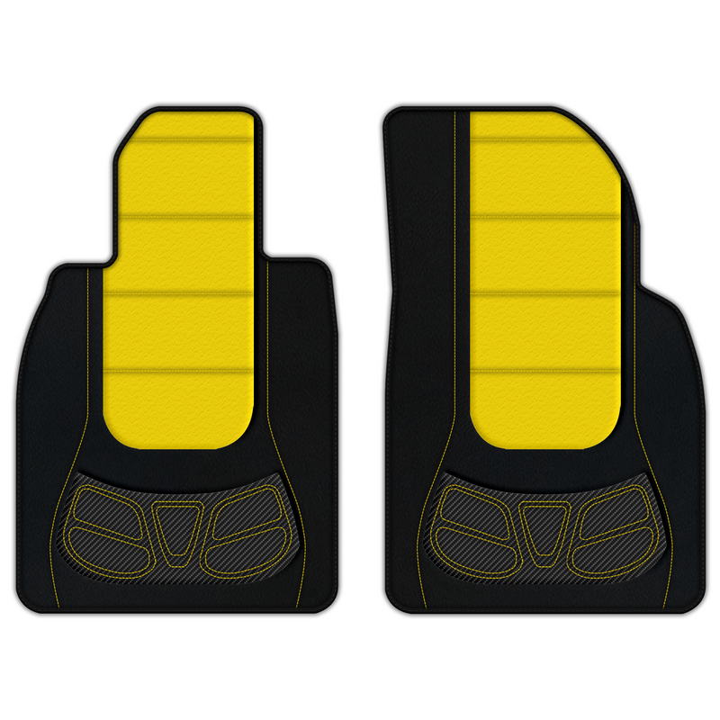 Customizable Leather Floor Mats with AW42 Pattern for Porsche 911 GT3 RS (997) 4.0 (2011)