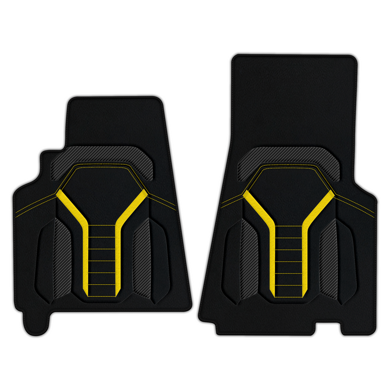 Customizable Leather Floor Mats with AW47 Pattern for Ferrari 550 Maranello (1996-2002)