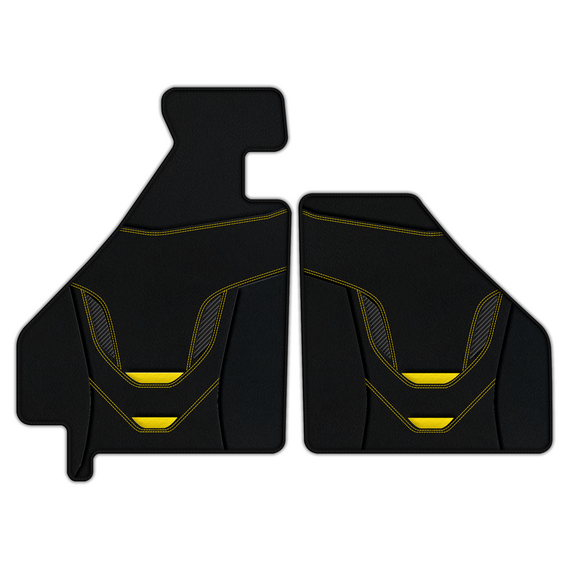 Customizable Leather Floor Mats with AW46 Pattern for Ferrari F355 (1994-1999)