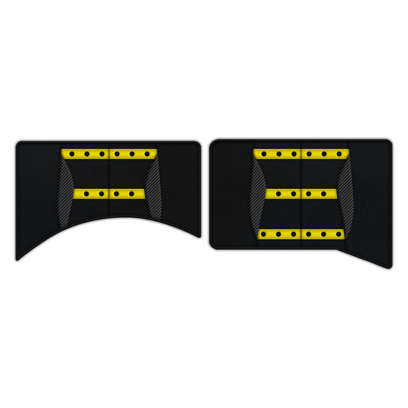 Customizable Leather Floor Mats with AW22 Pattern for Ferrari Daytona SP3 (2022-2025)