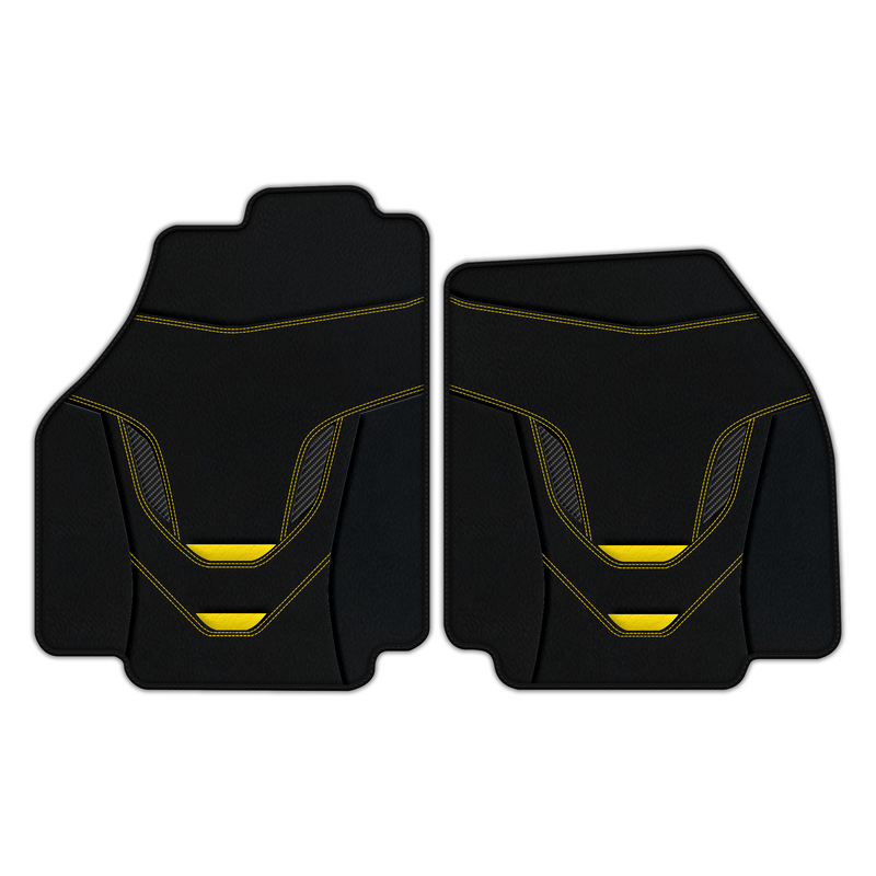 Customizable Leather Floor Mats with AW46 Pattern for Ferrari 458 Italia (2009-2015)