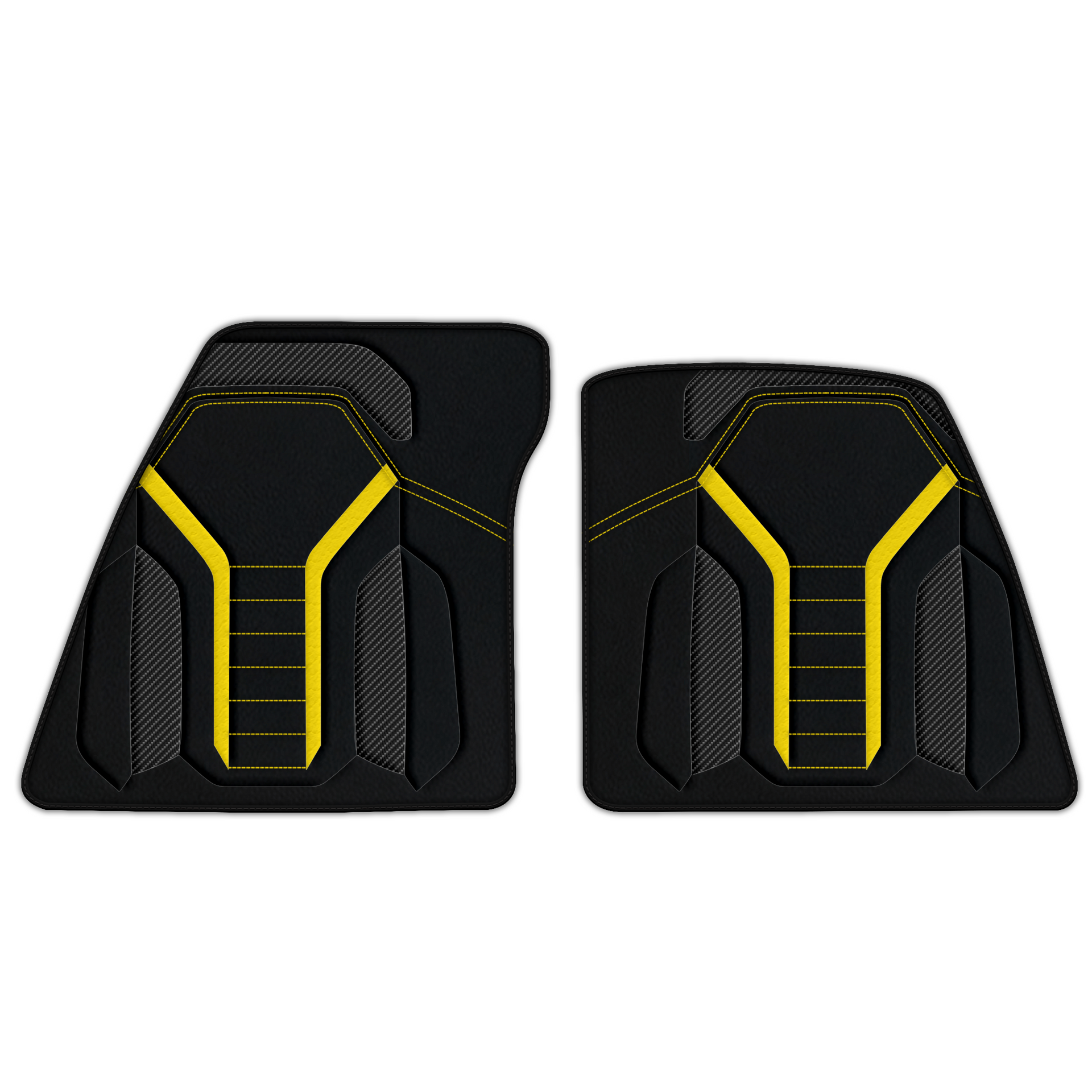 Customizable Leather Floor Mats for Ferrari 296 GTB - AW23 Pattern