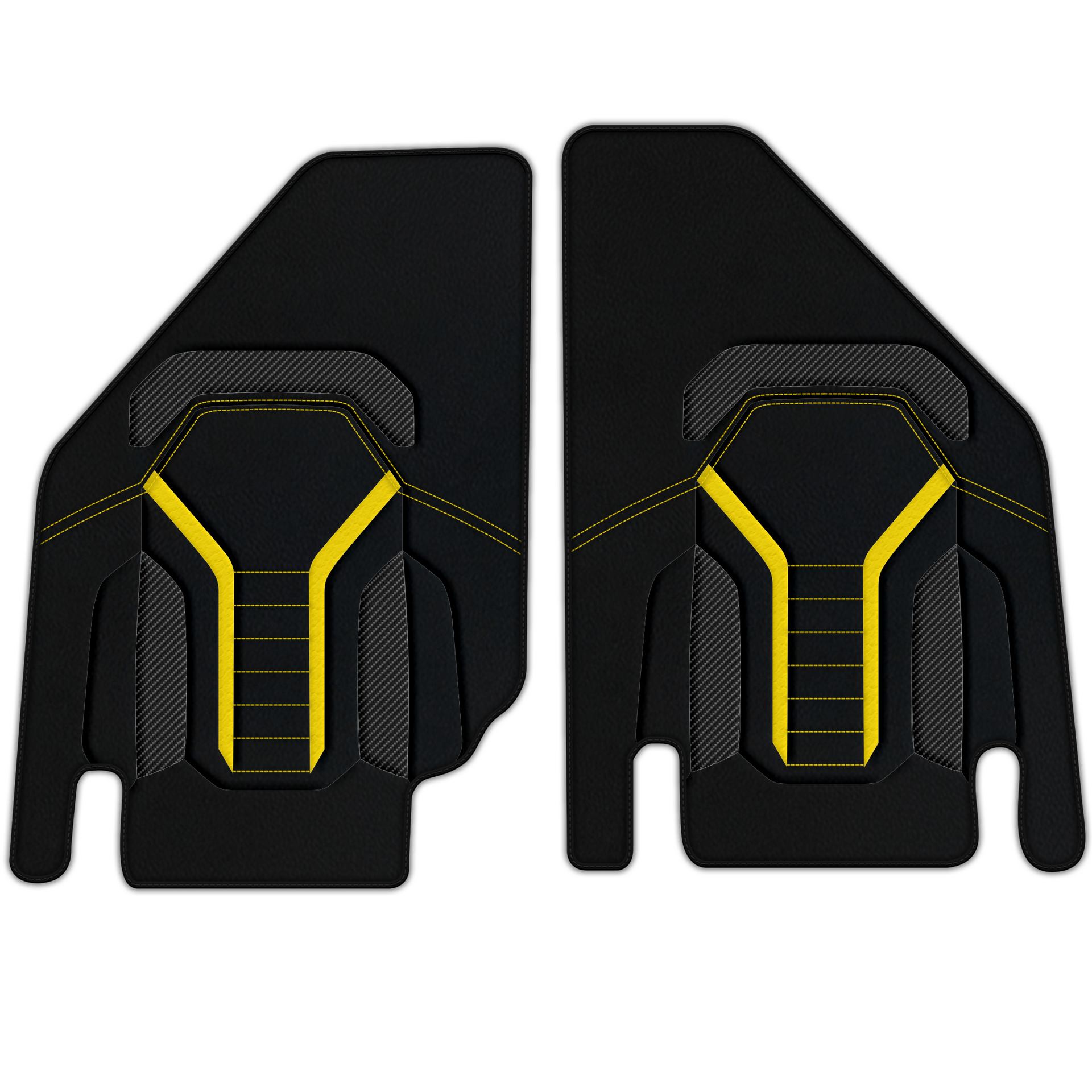 Custom Leather Floor Mats for Lamborghini Countach 1974–1990
