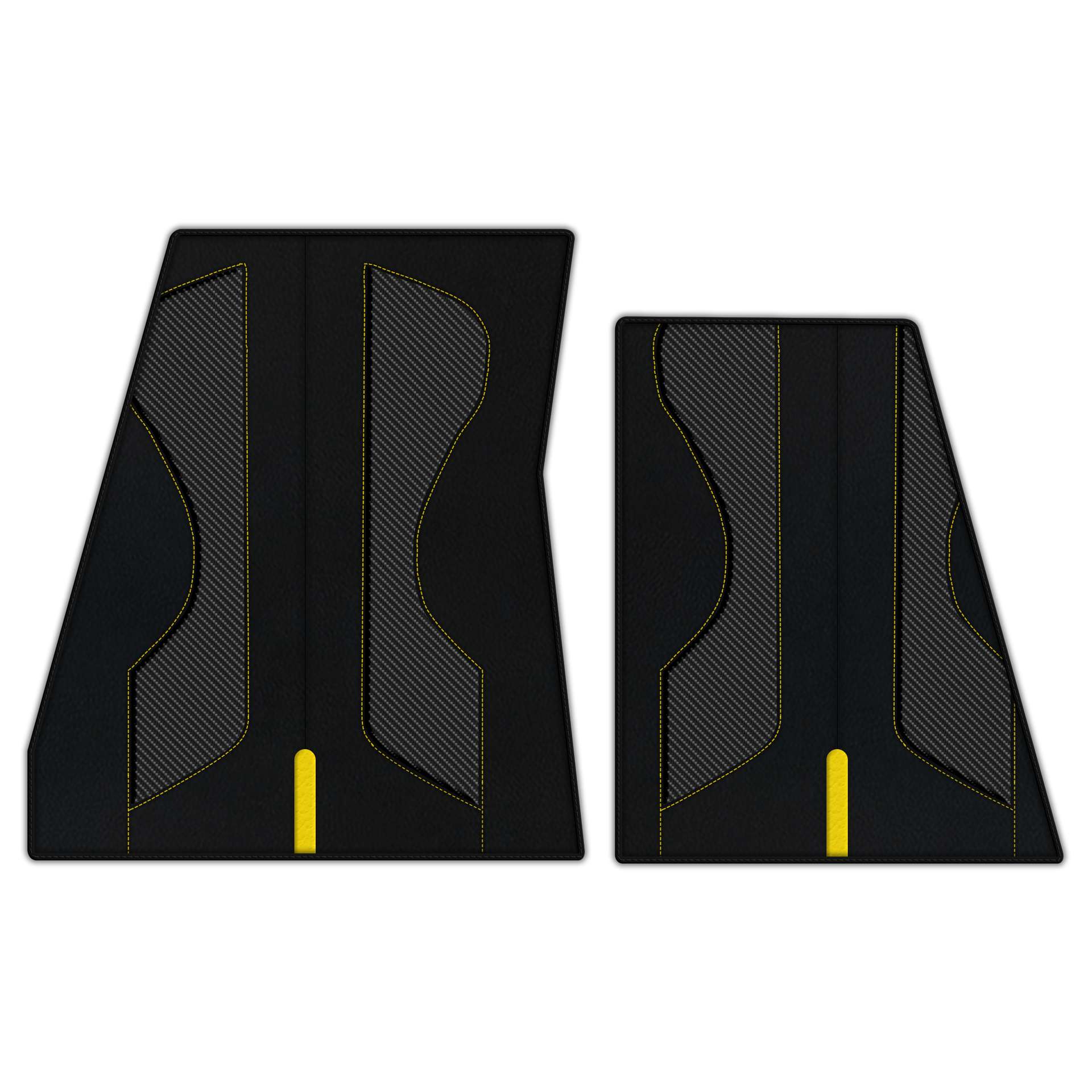 Customizable Leather Floor Mats for Ferrari F80 - AW23 Pattern