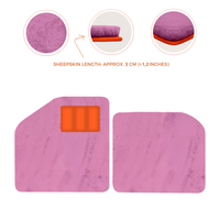 Sheepskin Floor Mats for Aston Martin Vulcan (2015-2016) Track Car - Luxury