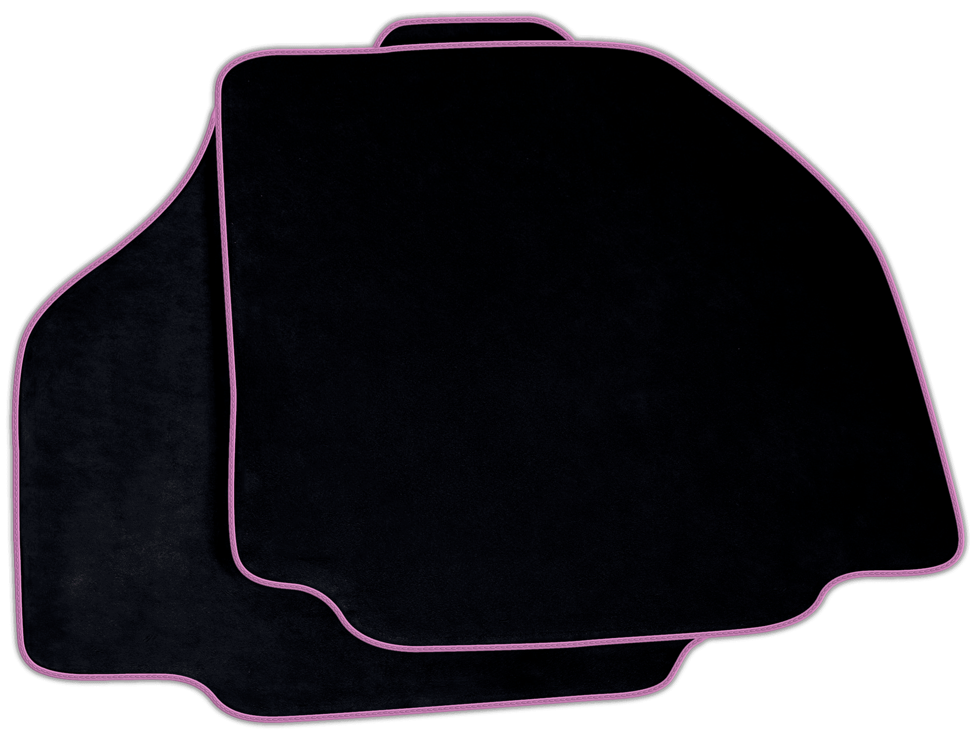 Black Alcantara Floor Mats for Ferrari 488 Pista Spider | Various Trim Colors