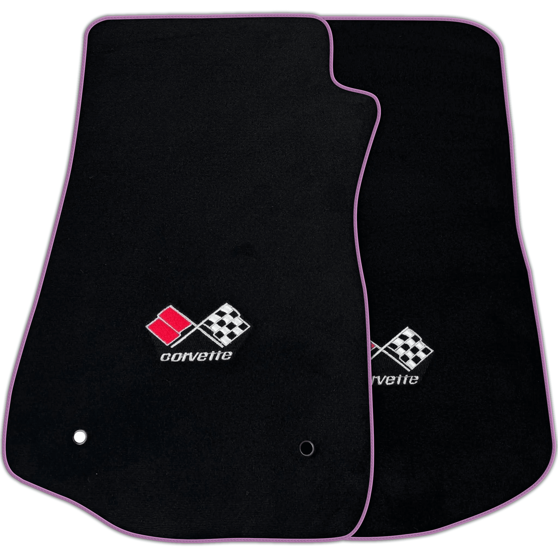 Black Floor Mats for Chevrolet Corvette C3 (1968-1982) | Various Trim Colors