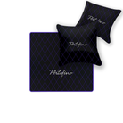 Custom Black Leather Floor Mats for Ferrari 812 Superfast (2018-2023)