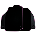 Custom Black Floor Mats for Ferrari 458 Italia (2009-2015) With Leather | Various Trim Colors