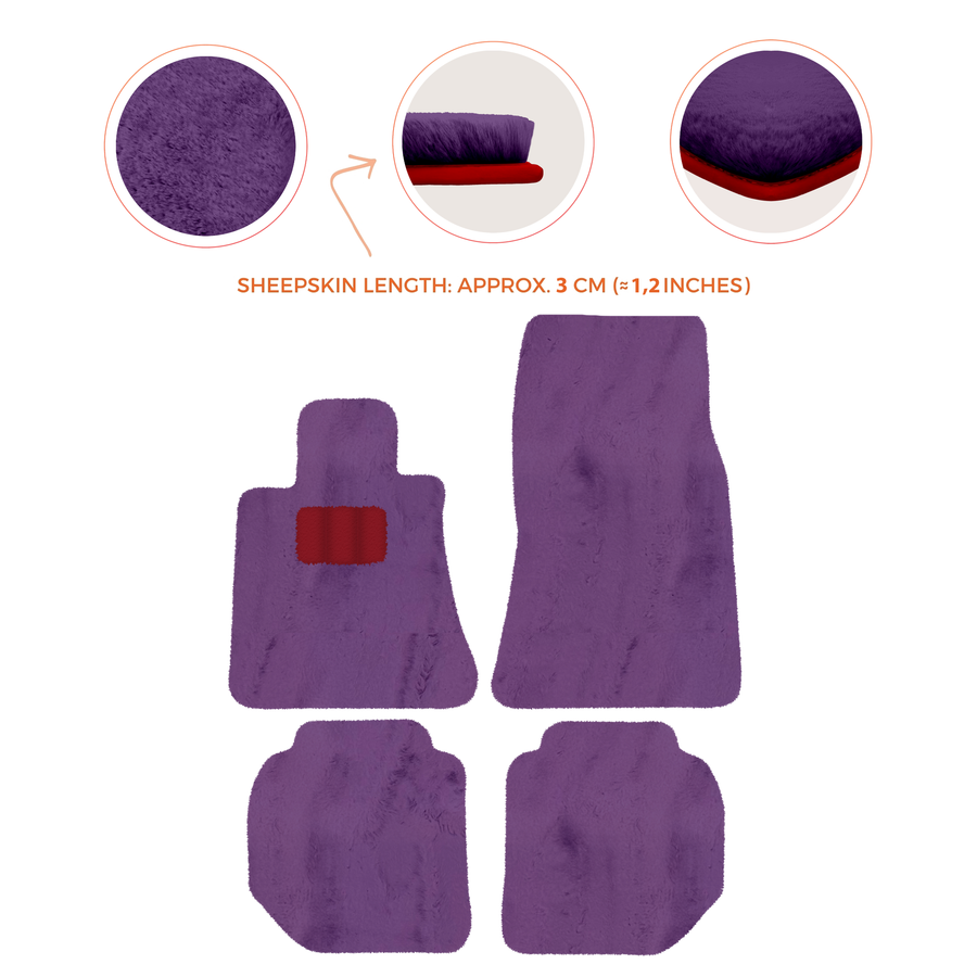 Luxury Sheepskin Floor Mats for Rolls-Royce Ghost Series I (2010-2014)