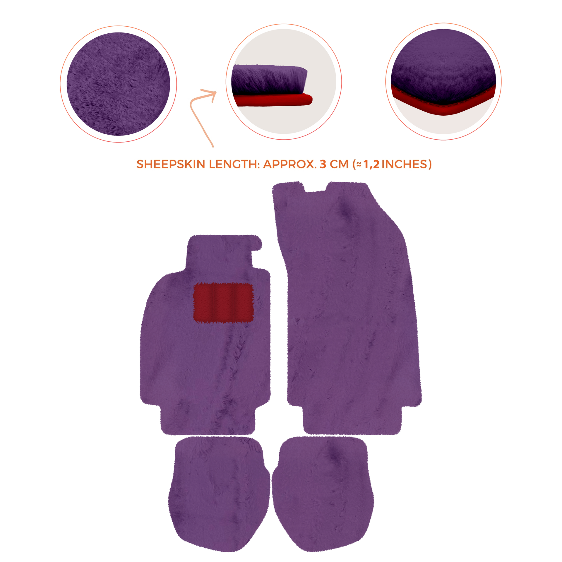 Customizable Leather Floor Mats with Hex Pattern for Porsche 964 (1989-1994) - AutoWin