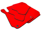 Red Floor Mats For Mercedes-Benz SL R231 2012–2020 Black Trim - AutoWin