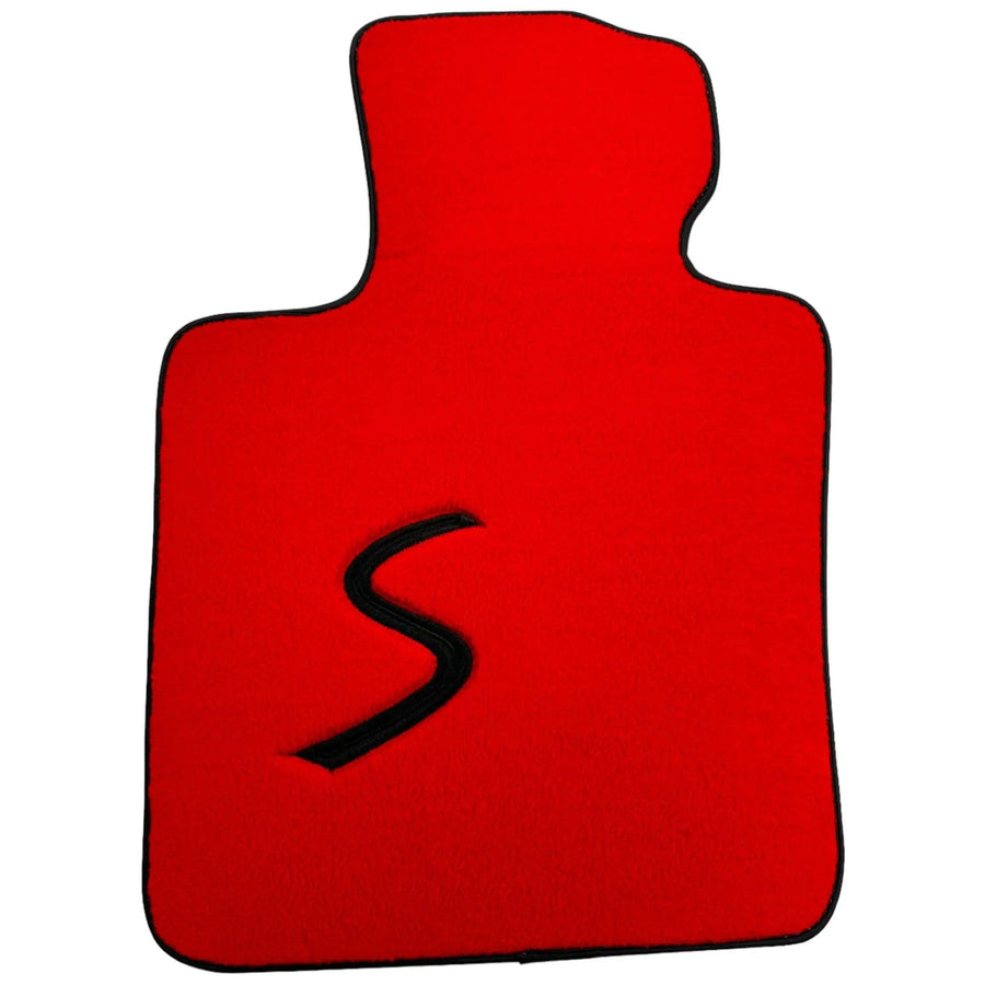Red Floor Mats for Mini Countryman F60 (2017-2023) - AutoWin
