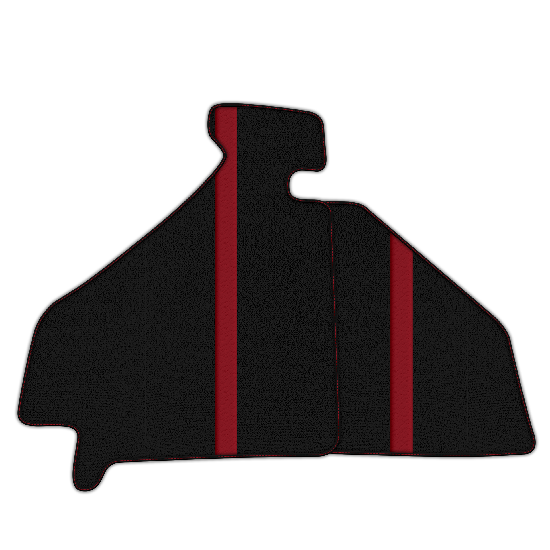 Luxury Black Floor Mats for Ferrari 550 Maranello (1996-2002)