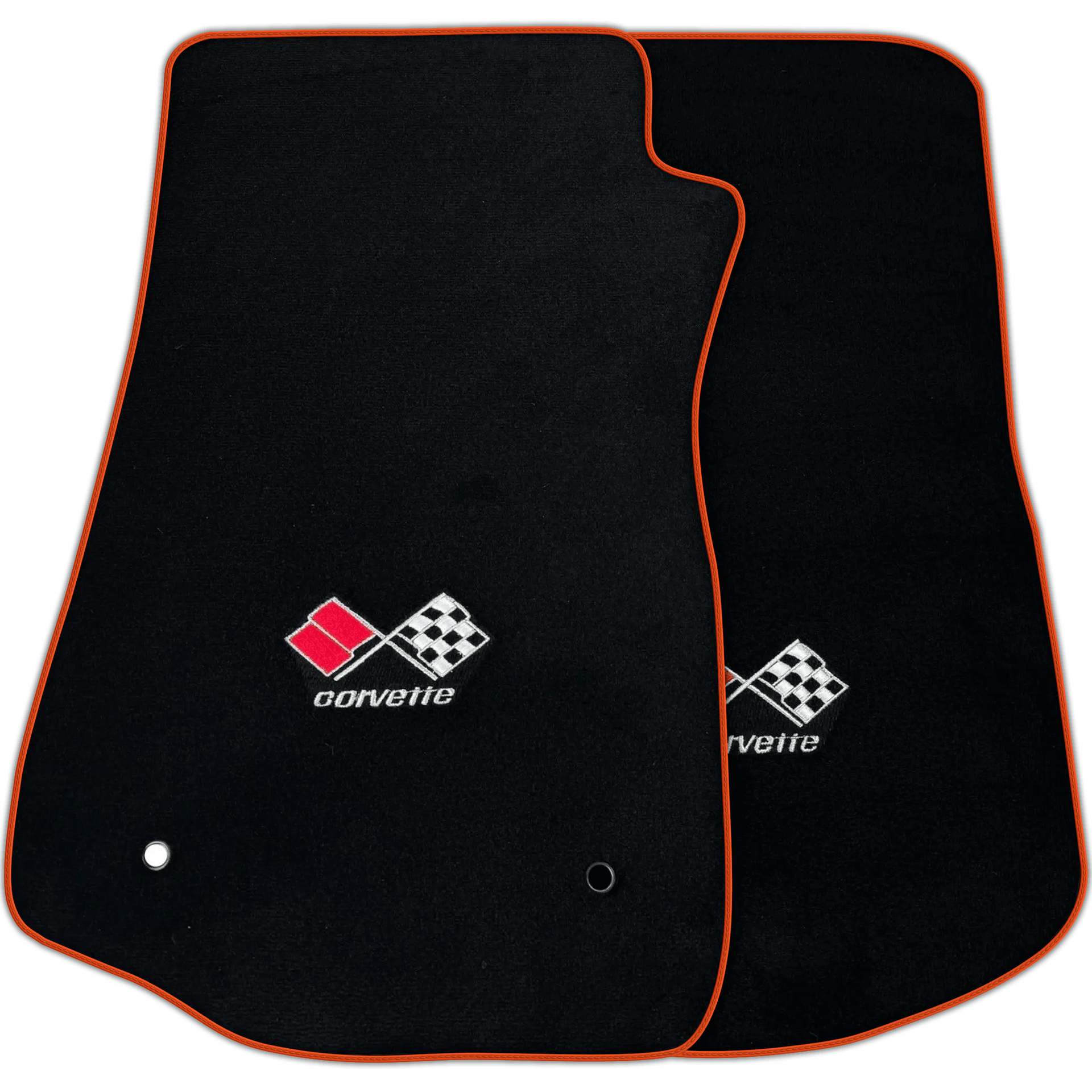 Black Floor Mats for Chevrolet Corvette C3 (1968-1982) | Various Trim Colors