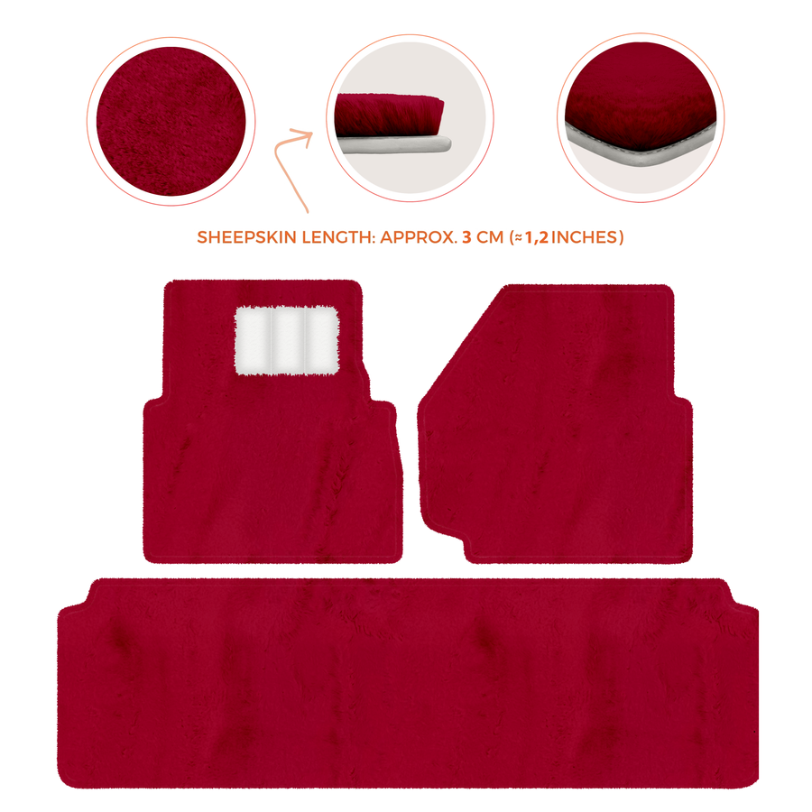 Luxurious Premium Sheepskin Floor Mats for Range Rover (2012-2022)