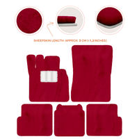 Premium Sheepskin Floor Mats for Ferrari 296 GTS (2022-2025)