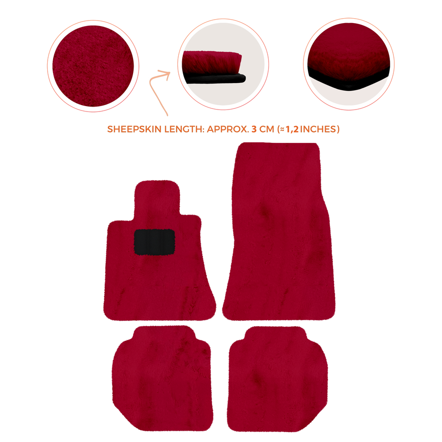 Luxury Sheepskin Floor Mats for Rolls-Royce Ghost Series I (2010-2014)