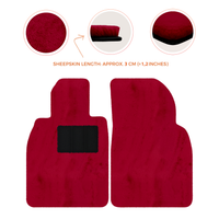 Premium Sheepskin Floor Mats for Porsche Cayenne (2018-2023)