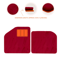 Sheepskin Floor Mats for Aston Martin Vulcan (2015-2016) Track Car - Luxury