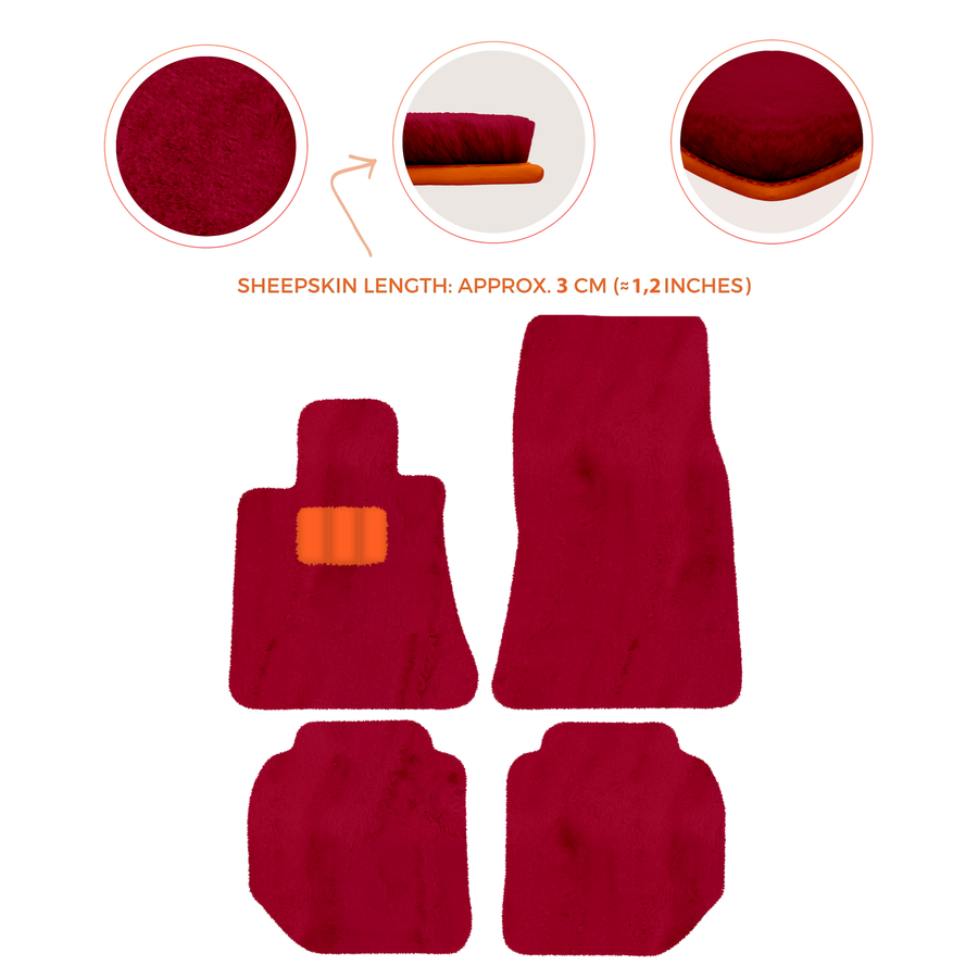 Luxury Sheepskin Floor Mats for Rolls-Royce Ghost Series I (2010-2014)