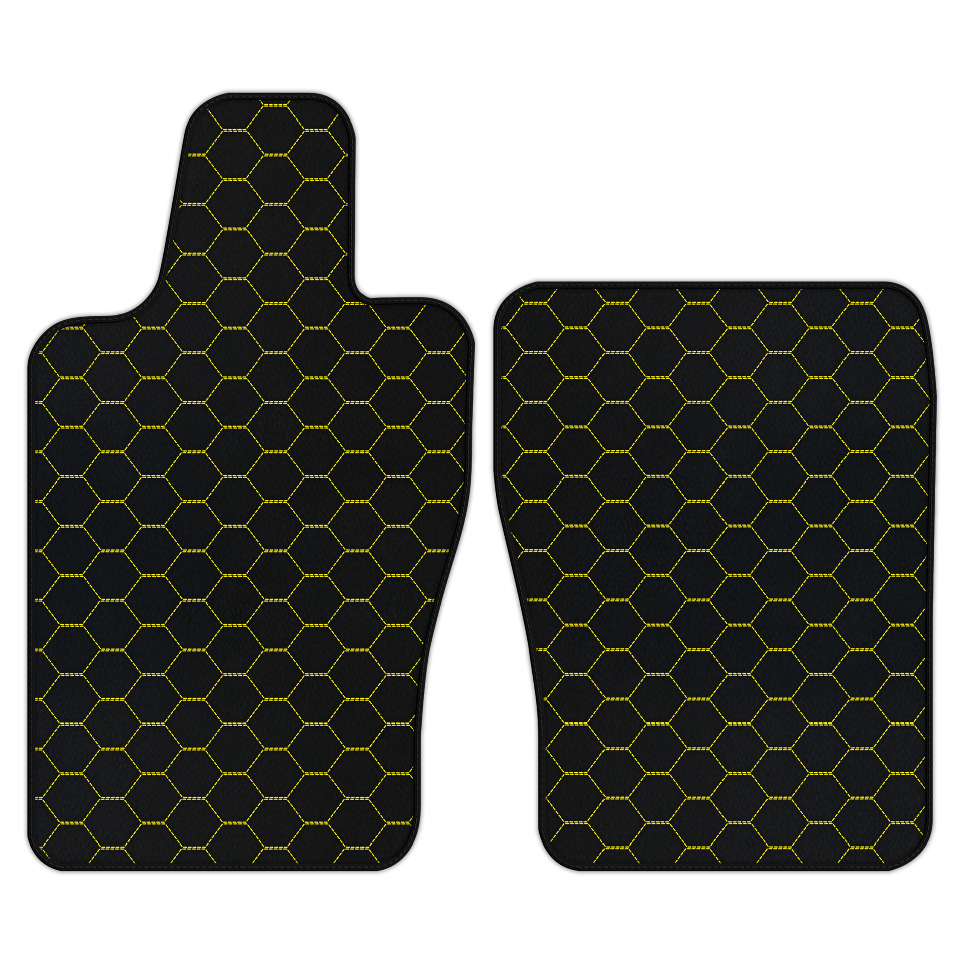 Customizable Raptor Hex Leather Floor Mats for Aston Martin DB12 Volante (2023-2026) Convertible