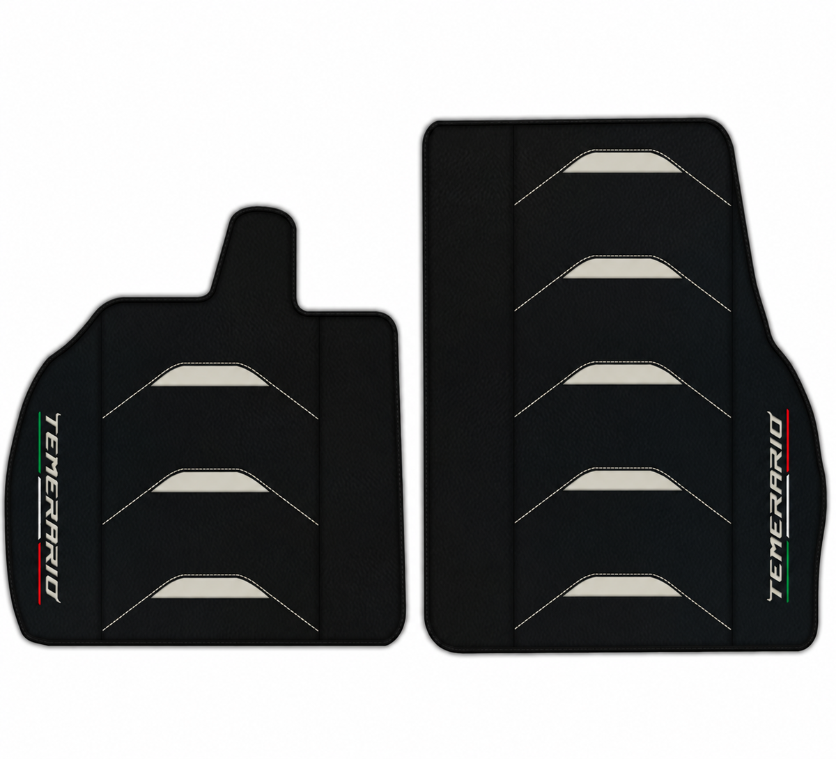 Customizable Leather Floor Mats with Triangle Pattern for Lamborghini Temerario (2025-2026)